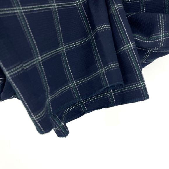 Zara Blue Plaid Wide Leg Trousers Size 30 High Waisted - Picture 7 of 10